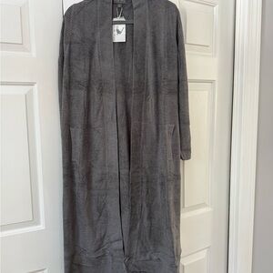 Barefoot Dreams Cozy Chic Ultra Lite Cardigan in Coal